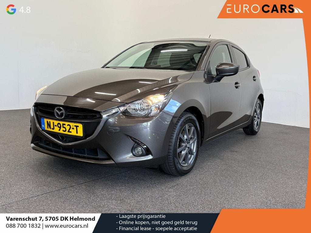 Mazda 2 1.5 Skyactiv-D Skylease+ Navigatie Parkeersensoren a, Auto's, Mazda, Voorwielaandrijving, Gebruikt, 4 cilinders, Bruin