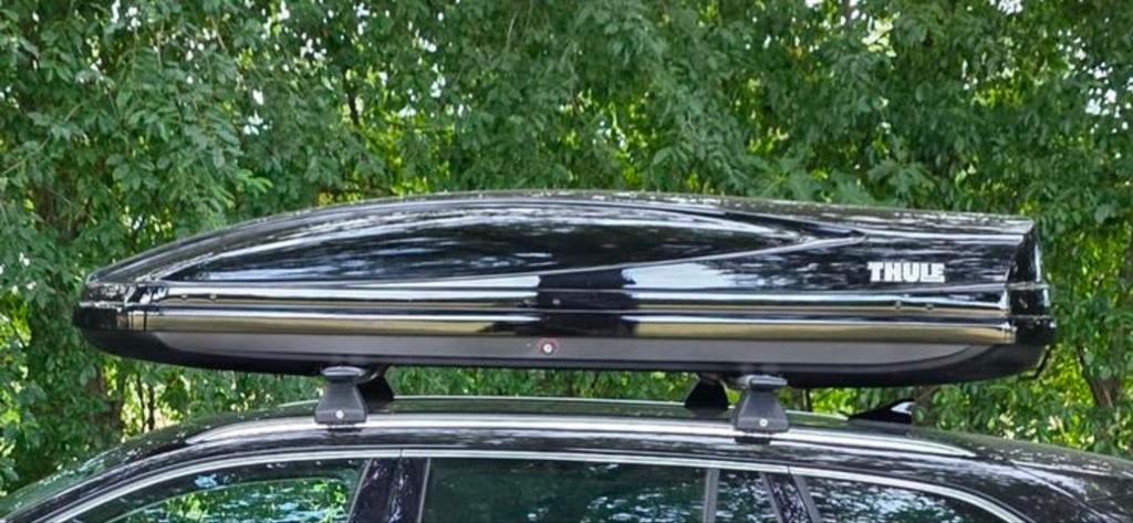 Thule Atlantis 900 dakkoffer skikoffer  650 liter, Auto diversen, Dakkoffers, Ophalen, Zo goed als nieuw