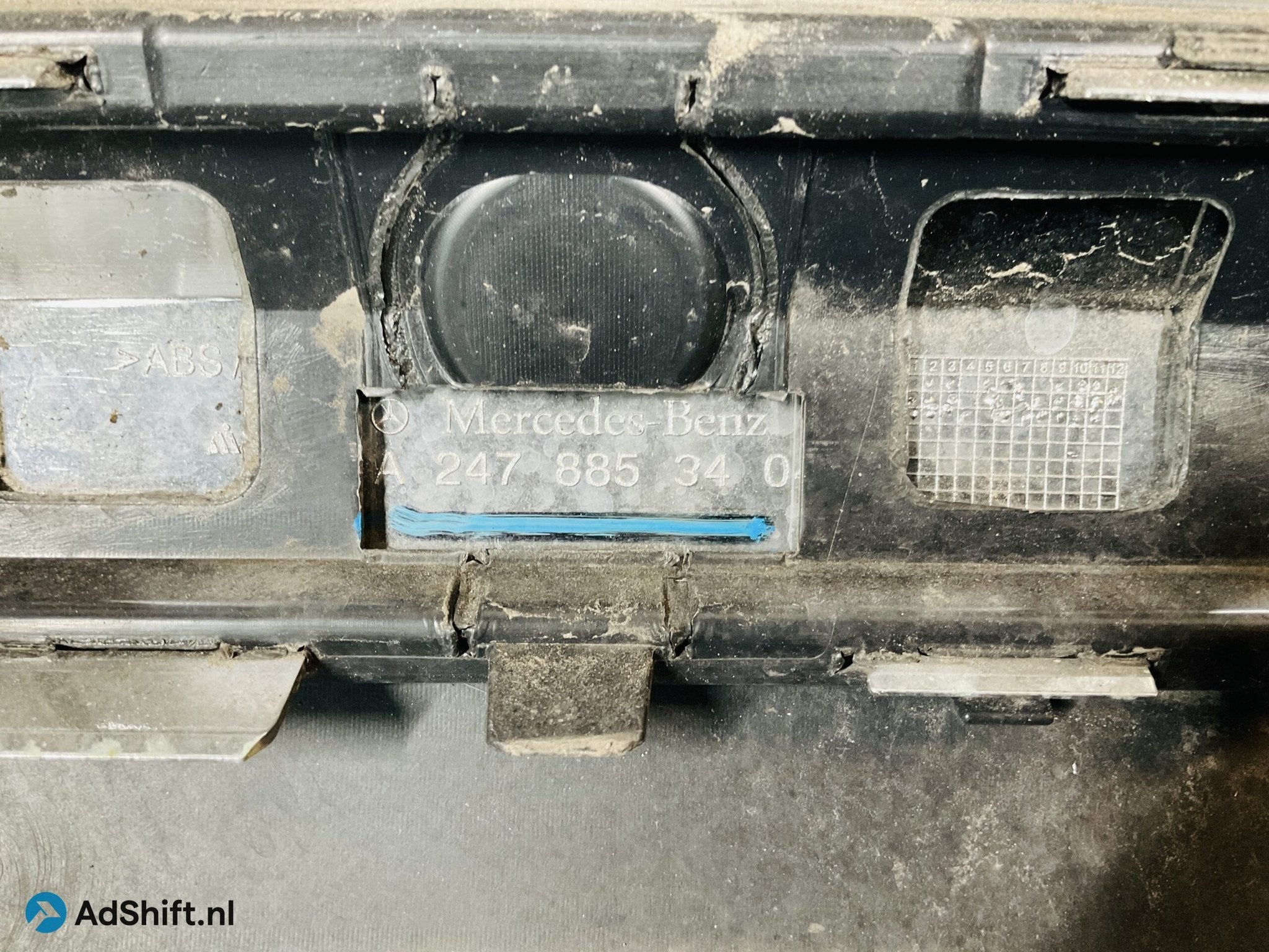 Diffuser Mercedes B Klasse W247 2019-2024 Bumperlip 2-L6-112, Bumper