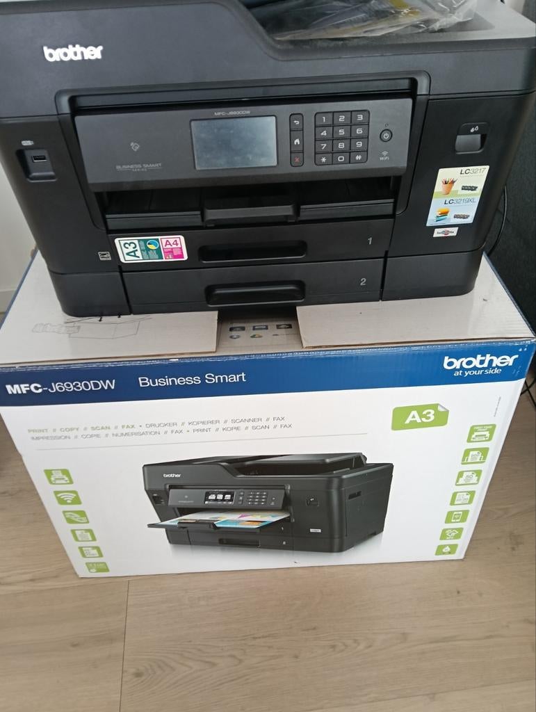 Brother MFC-J6930DW Business Smart All-in-one Printer, Computers en Software, Printers, Inkjetprinter, All-in-one, Draadloos, Ophalen of Verzenden