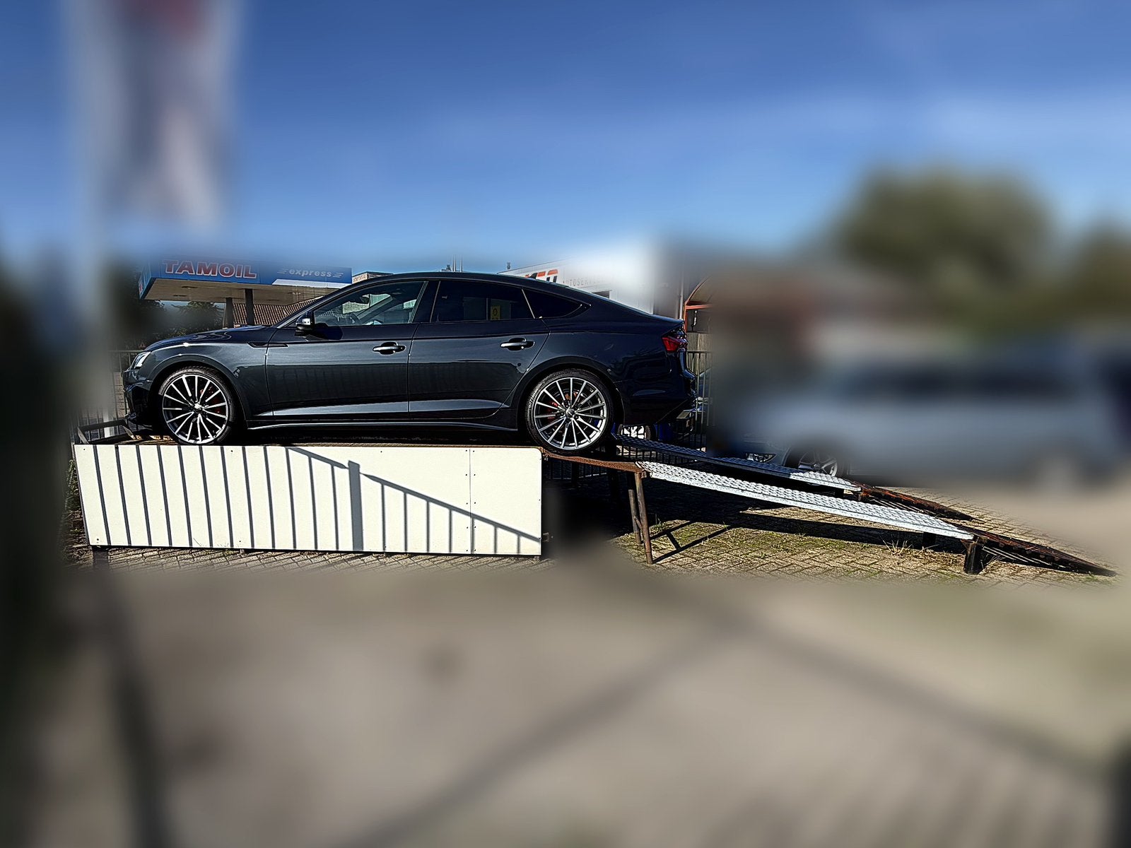 Robuust Promotie Plateau voor Auto's autobedrijf, Ophalen