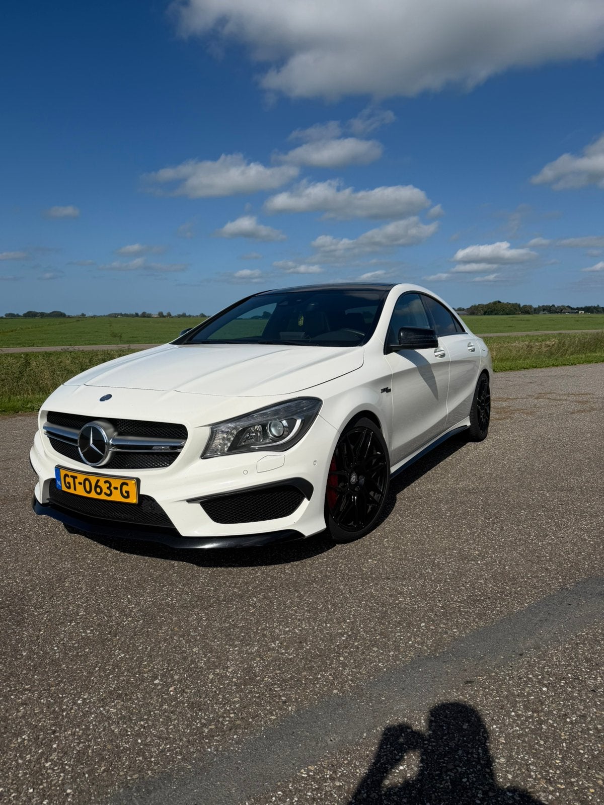 Mercedes-Benz Cla45 AMG dealer onderhouden orgineel NL, Auto's, Automaat, CLA, Zwart, 4 cilinders