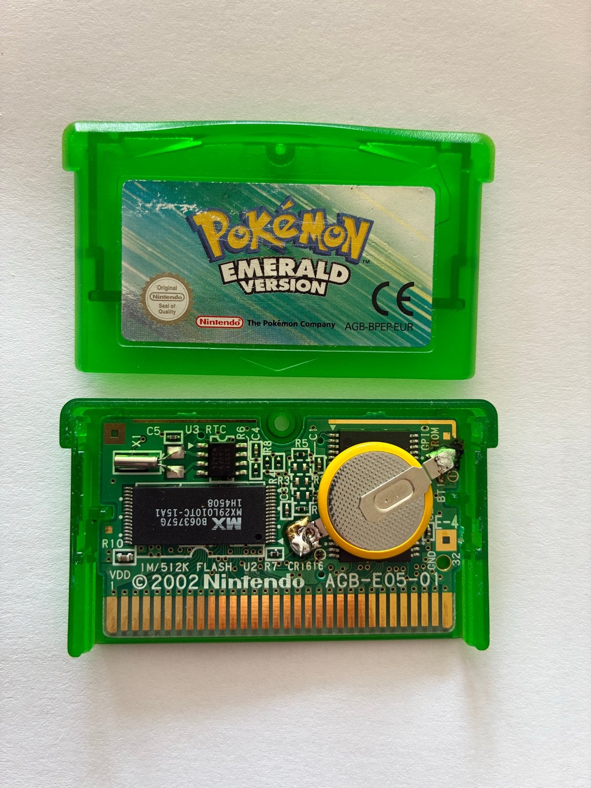 Pokemon Emerald GBA origineel, nieuwe batterij, getest, Gebruikt, 1 speler, Ophalen of Verzenden, Role Playing Game (Rpg)