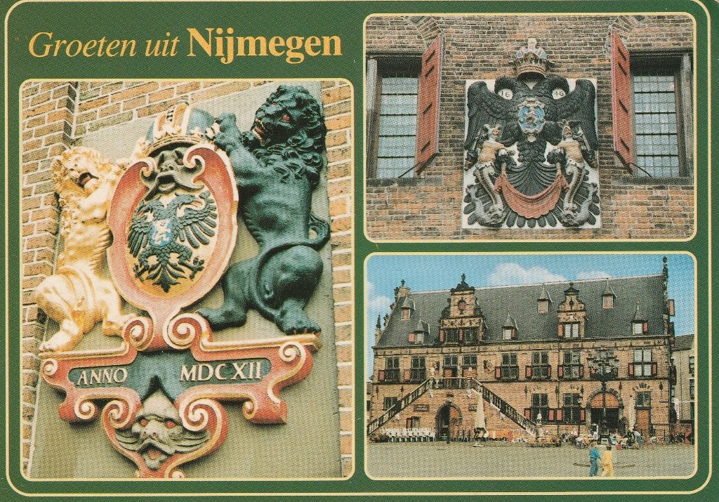 Groeten uit Nijmegen 1991, Verzamelen, Ophalen of Verzenden, 1980 tot heden, Gelopen, Gelderland