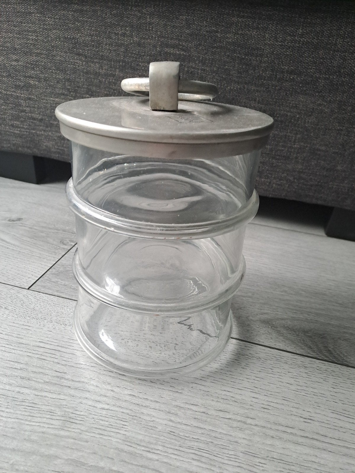 Glazen opbergpotjes Rivera Mason, Ophalen, Zo goed als nieuw, Glas