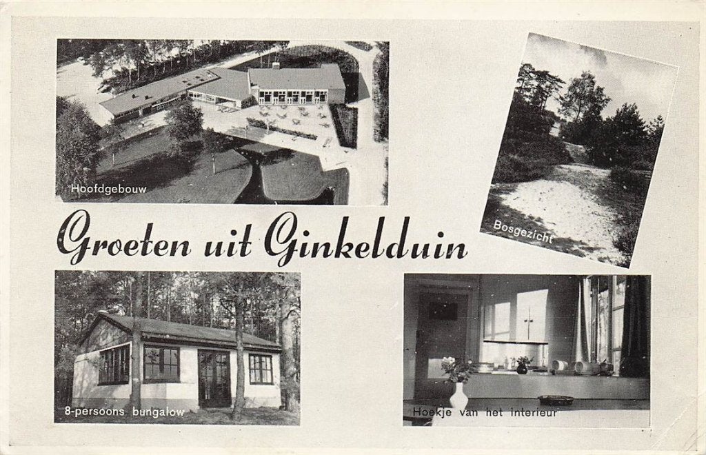 703-353-025 Groeten uit Ginkelduin Leersum, Verzamelen, Ansichtkaarten | Nederland, Verzenden, Voor 1920, Utrecht