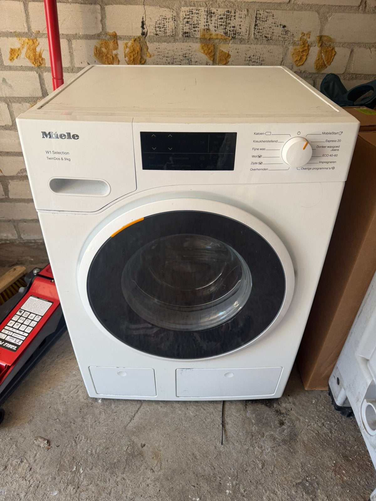 Miele WSG663 WCS TwinDos 9 kg – Zeer nette staat, Ophalen, 8 tot 10 kg, 85 tot 90 cm, 1600 toeren of meer