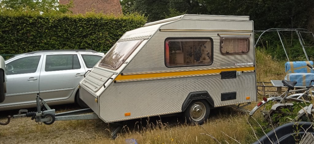 Kip kompakt kk300, Caravans en Kamperen, Caravans, Standaardzit, Kip, Tot en met 2, Luifel
