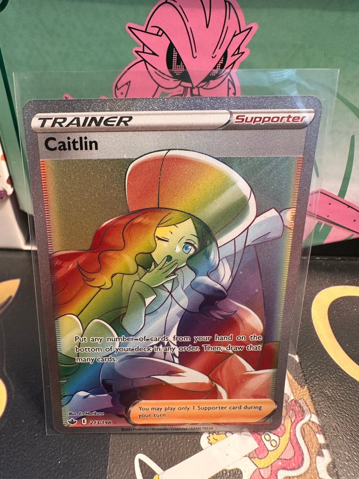 Caitlin (CRE 213), Ophalen of Verzenden, Nieuw, Losse kaart, Foil
