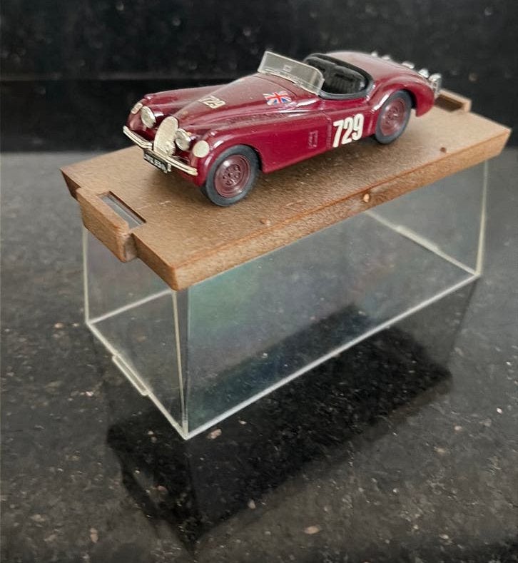 1:43 Jaguar  XK120 1950 Mille Miglia 8th Biondetti Bronzoni, Ophalen of Verzenden, Zo goed als nieuw, Auto, Overige merken