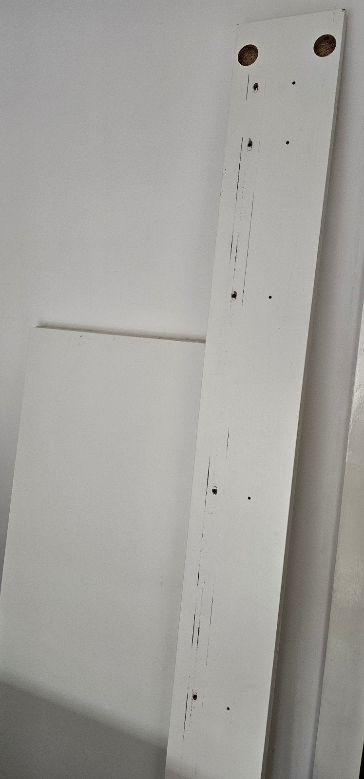 Ikea tweepersoonsbed met matras, Huis en Inrichting, Ophalen, Gebruikt, Wit, Tweepersoons