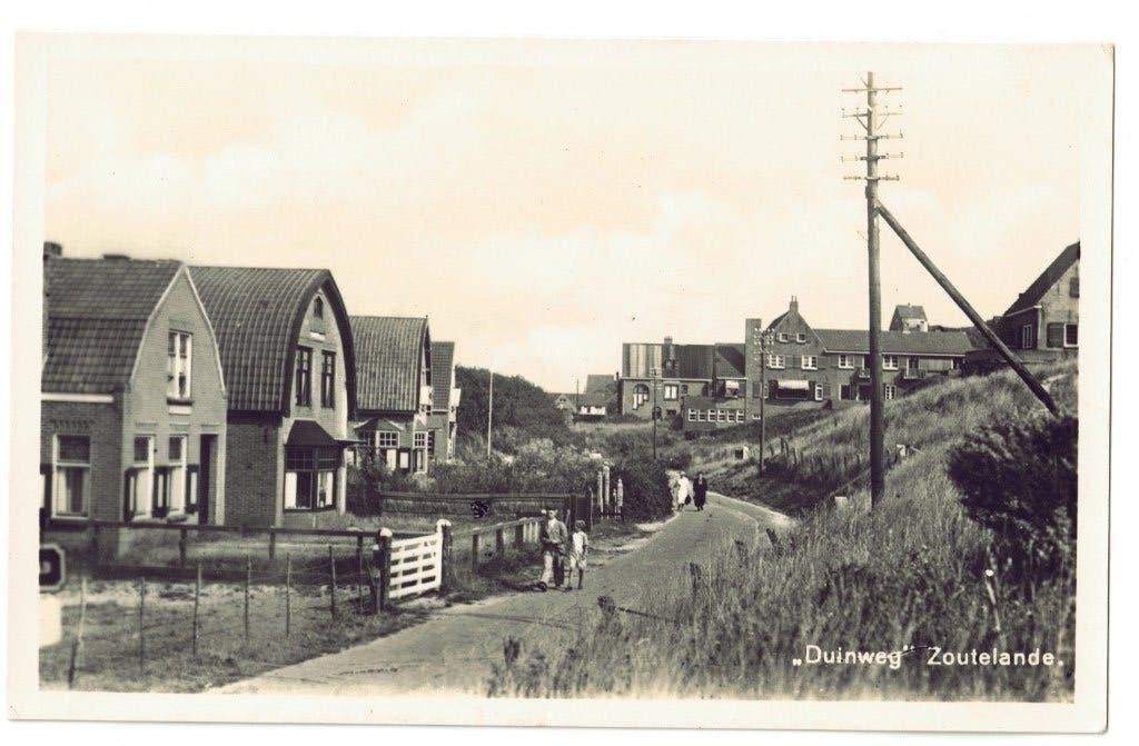 Zoutelande - Duinweg - straatbeeld (1951), Verzamelen, Verzenden, 1940 tot 1960, Gelopen, Zeeland