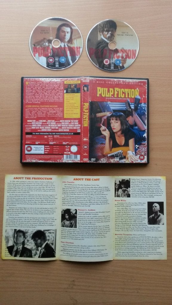 Pulp fiction 2dvd Collector's edition - Quentin Tarantino, Engels, Vanaf 16 jaar, Verzenden, Engels