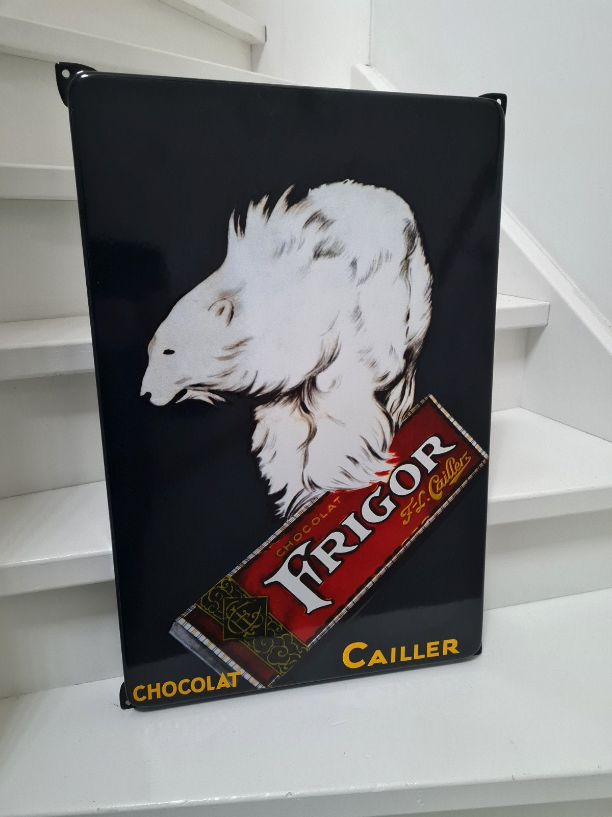 Emaille bord nieuw frigor, Ophalen of Verzenden, Nieuw, Reclamebord