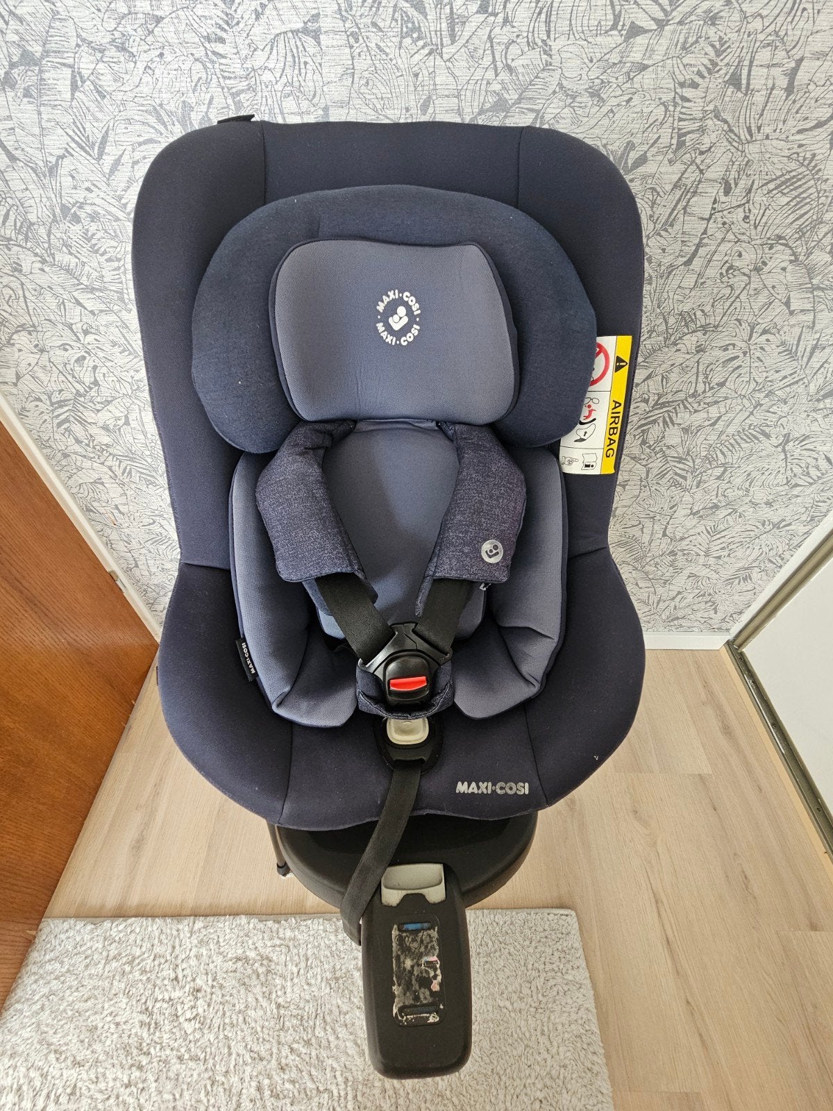 Maxi-Cosi Beryl autostoel met Isofix base, Ophalen, Gebruikt, Verstelbare rugleuning, Isofix