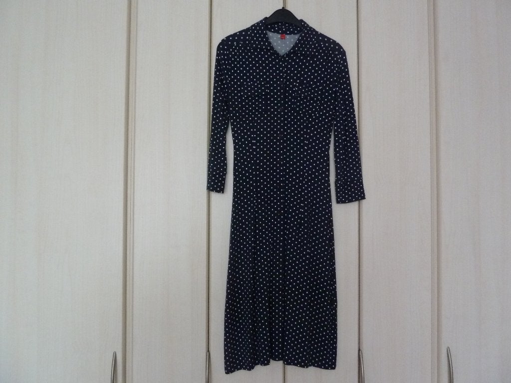 Esprit doorknoopjurk mt 36 nog nieuw, Blauw, Nieuw, Ophalen of Verzenden, Maat 36 (S)