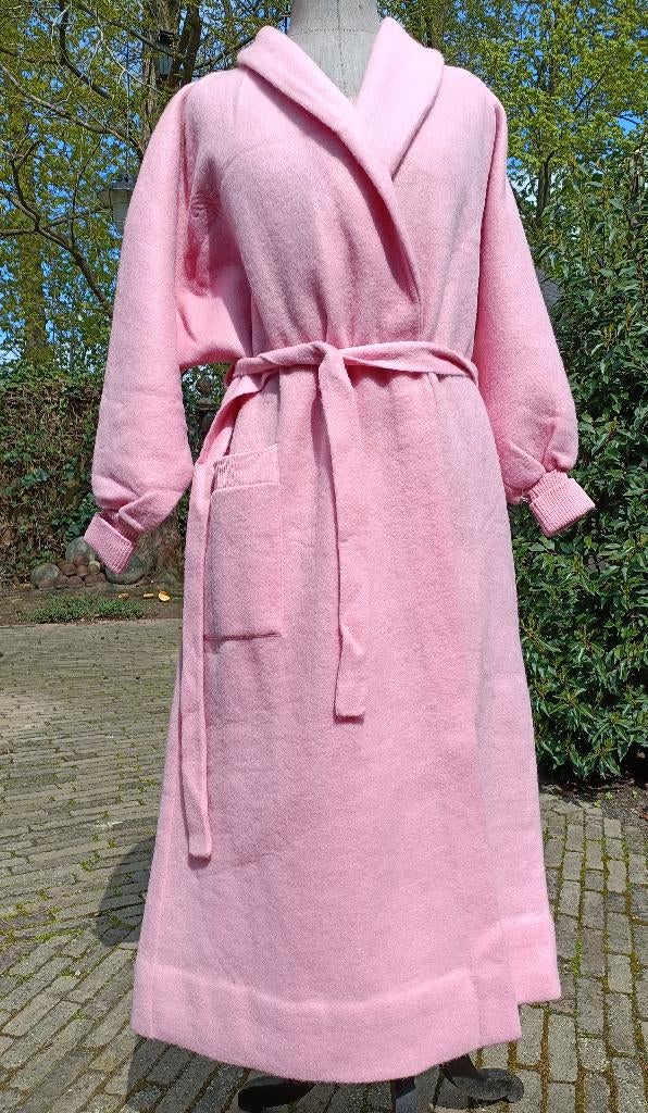 Origineel vintage roze dames duster ochtendjas Maat L (AL74), Kleding | Dames, Pyjama's, Gedragen, Maat 42/44 (L), Ophalen of Verzenden
