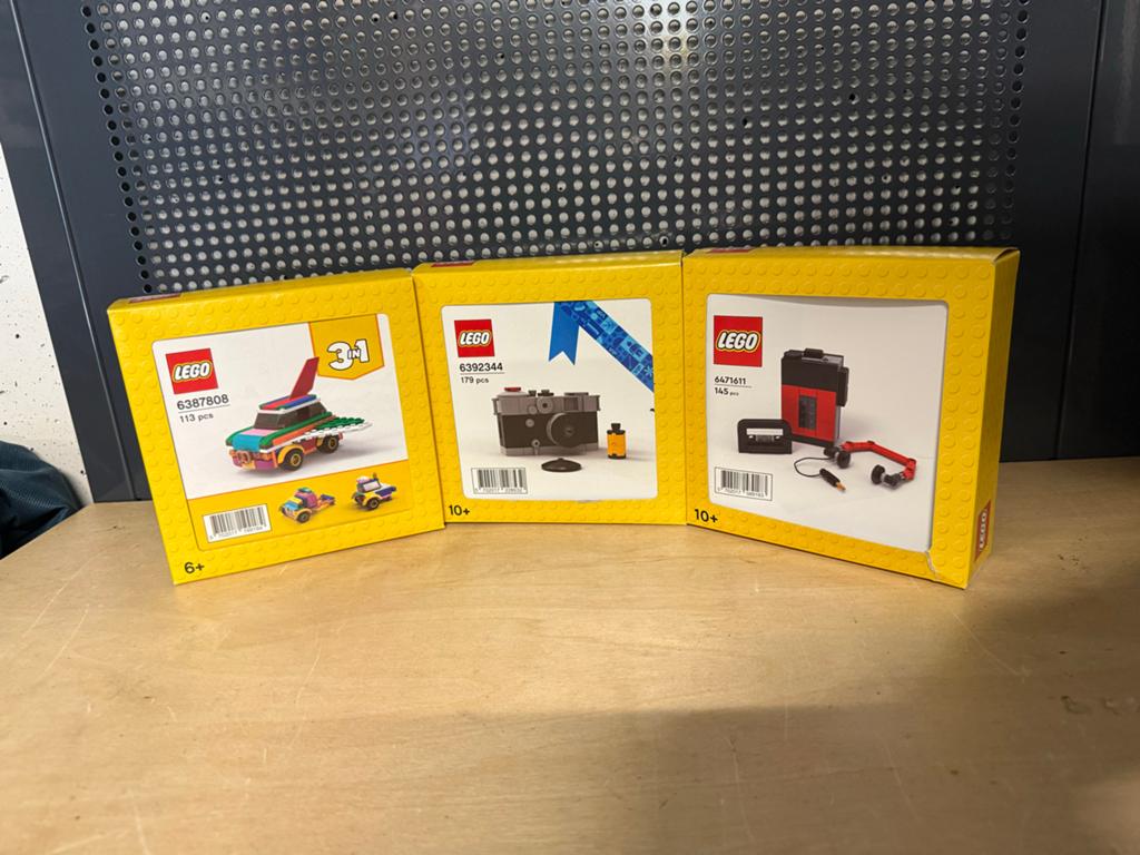 3x LEGO GWP Exclusieve Sets: 6392344, 6471611, 6387808, Lego, Nieuw, Ophalen of Verzenden, Meerdere sets