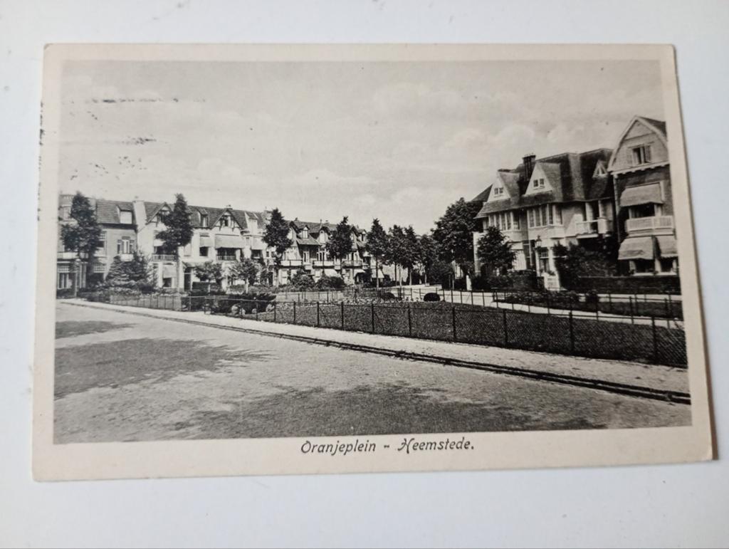 Heemstede Oranjeplein 1928, Ophalen of Verzenden, 1920 tot 1940, Gelopen, Noord-Holland