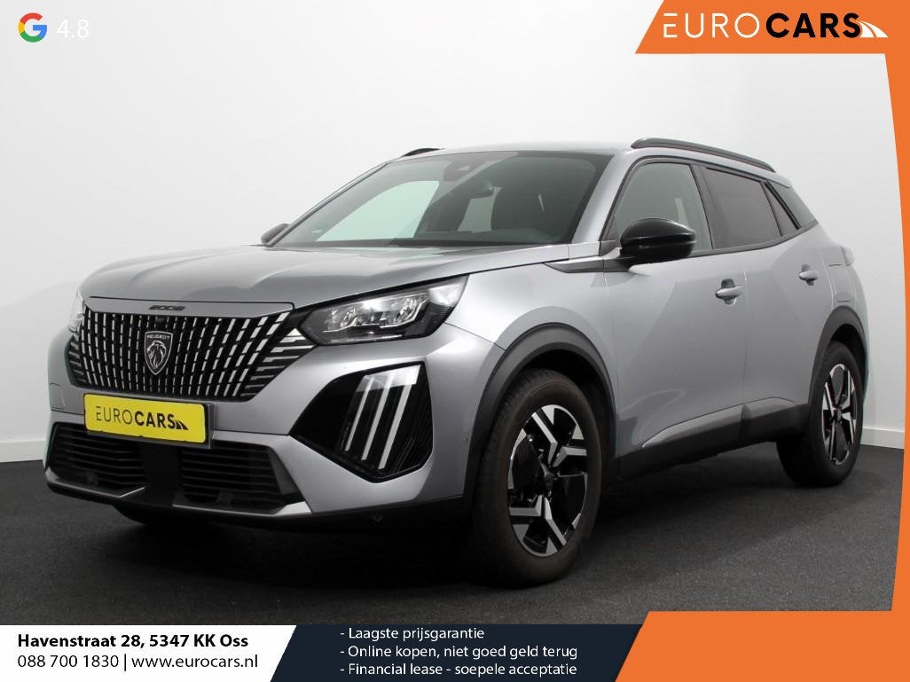 Peugeot 2008 1.2 PureTech 130pk Automaat Allure Navigatie Cl, Auto's, Gebruikt, 1199 cc, Leder en Stof, 1180 kg