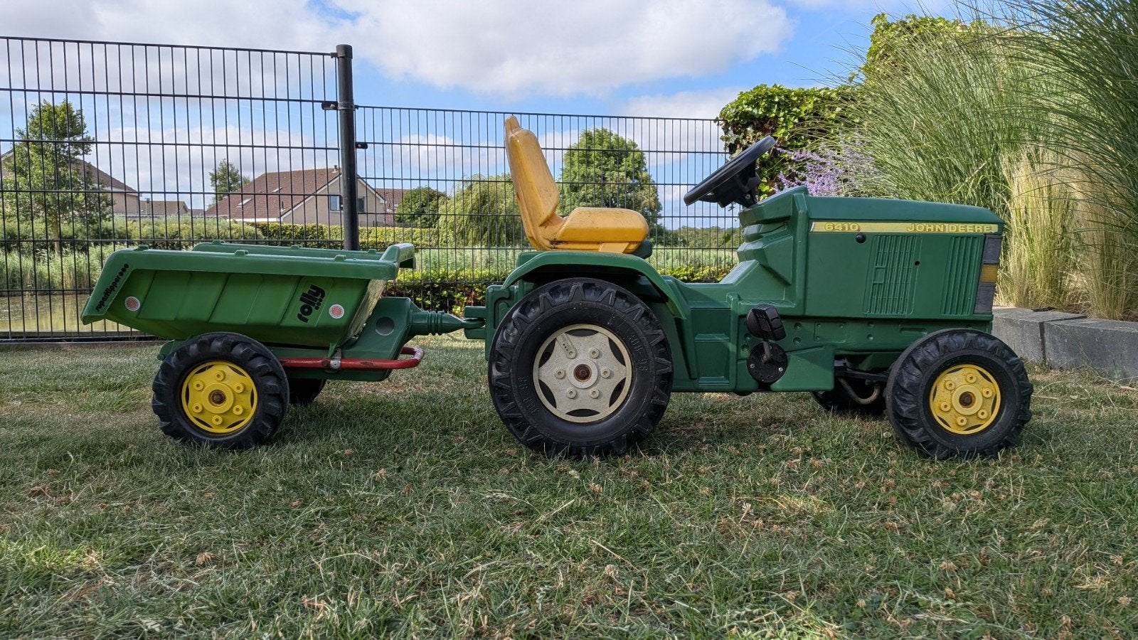 Rolly Toys John Deere 6410 traptrekker met kiepwagen, Ophalen, Gebruikt, Trapvoertuig
