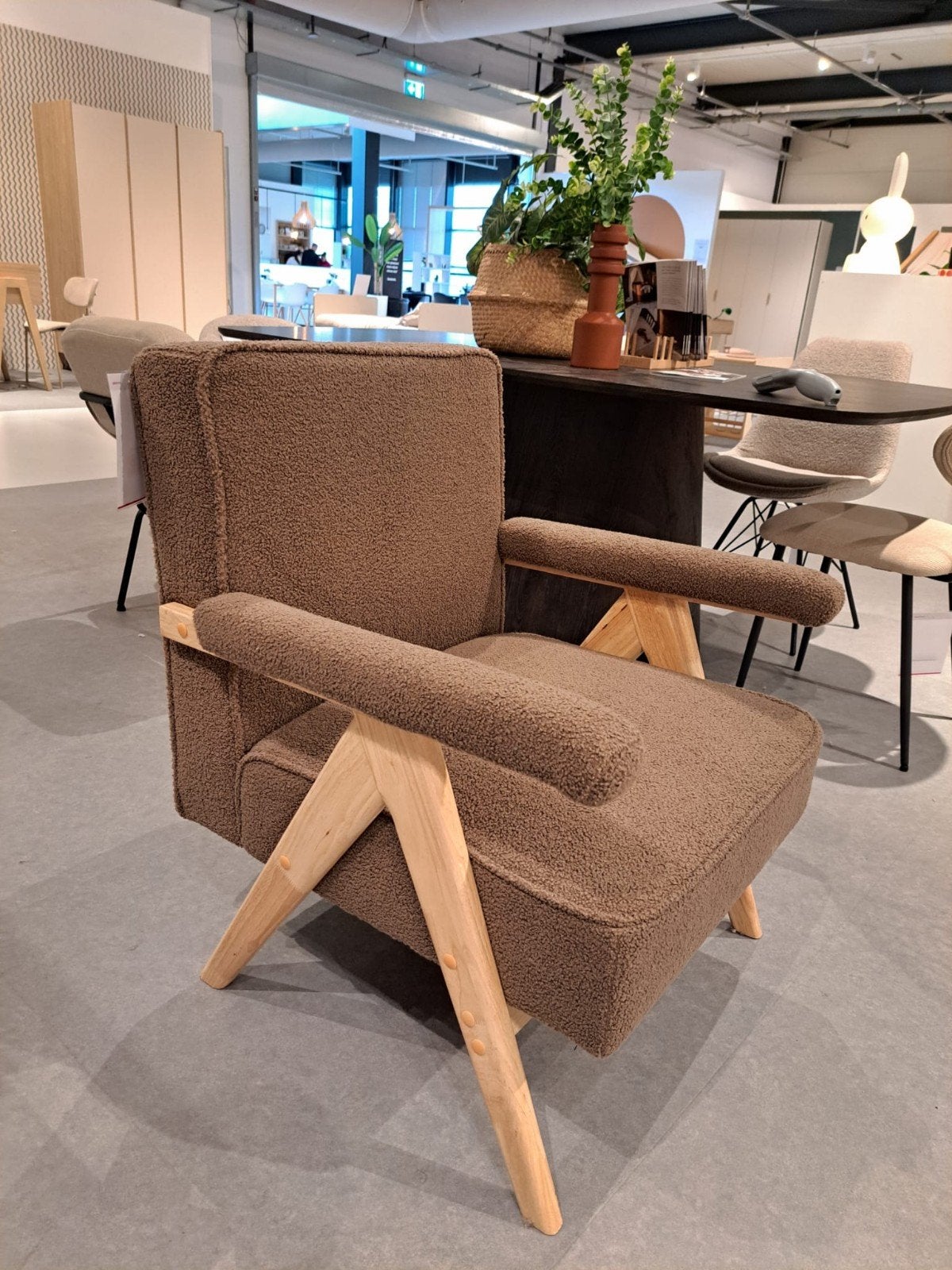 KidsDepot Anouk Fauteuil – Taupe, Ophalen, Hout, Modern, Scandinavisch, Minder dan 75 cm