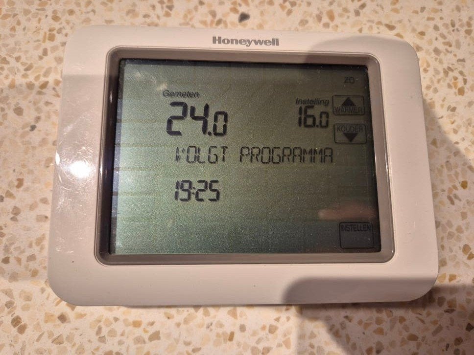 Honeywell Chronotherm touch thermostaat, Doe-het-zelf en Verbouw, Thermostaten, Ophalen of Verzenden, Gebruikt