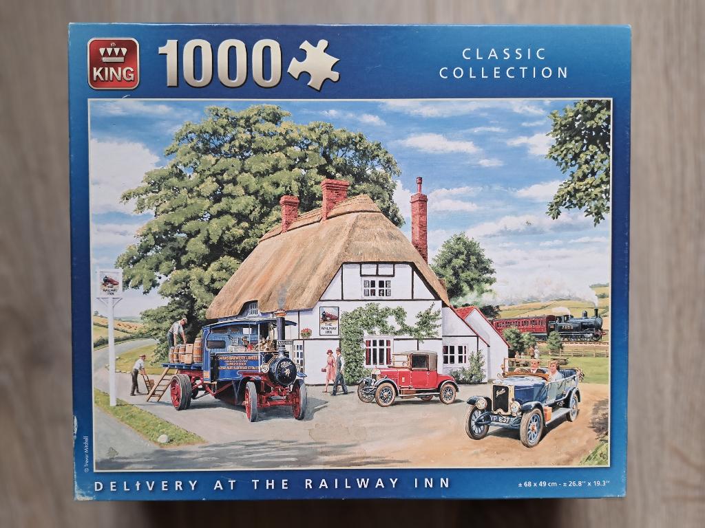 Puzzel Delivery at the railway inn, Ophalen, 500 t/m 1500 stukjes, Zo goed als nieuw, Legpuzzel