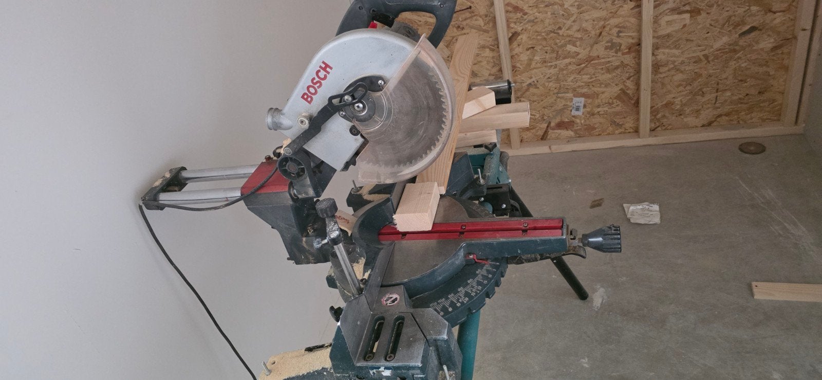 Bosch GCM 10 S Afkortzaag - Prima conditie, Ophalen, Gebruikt, 70 mm of meer, Afkortzaag