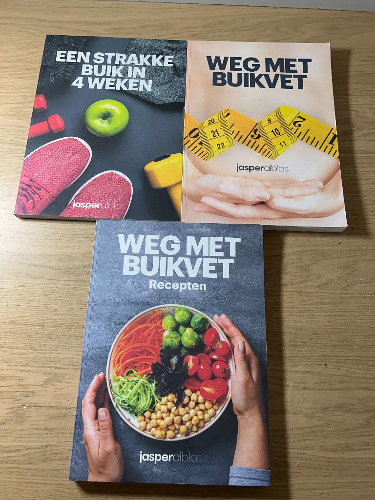 Weg met Buikvet | Jasper Albas | 3x Boeken, Boeken, Ophalen of Verzenden, Zo goed als nieuw