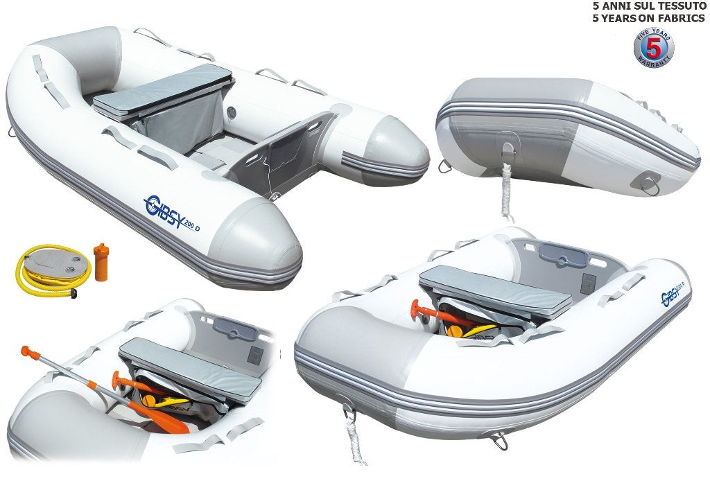 GIBSY INFLATABLE BOAT 230 " D " ROLL-UP, Watersport en Boten, Ophalen of Verzenden, Nieuw, Overige typen