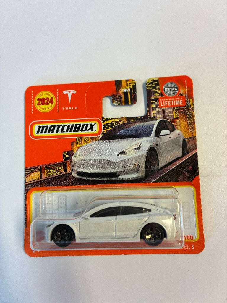 89956: Tesla Model 3 - Matchbox, Nieuw, Ophalen of Verzenden, Gondel 1, 1186MJ Amstelveen, Service.nl@mattel.com