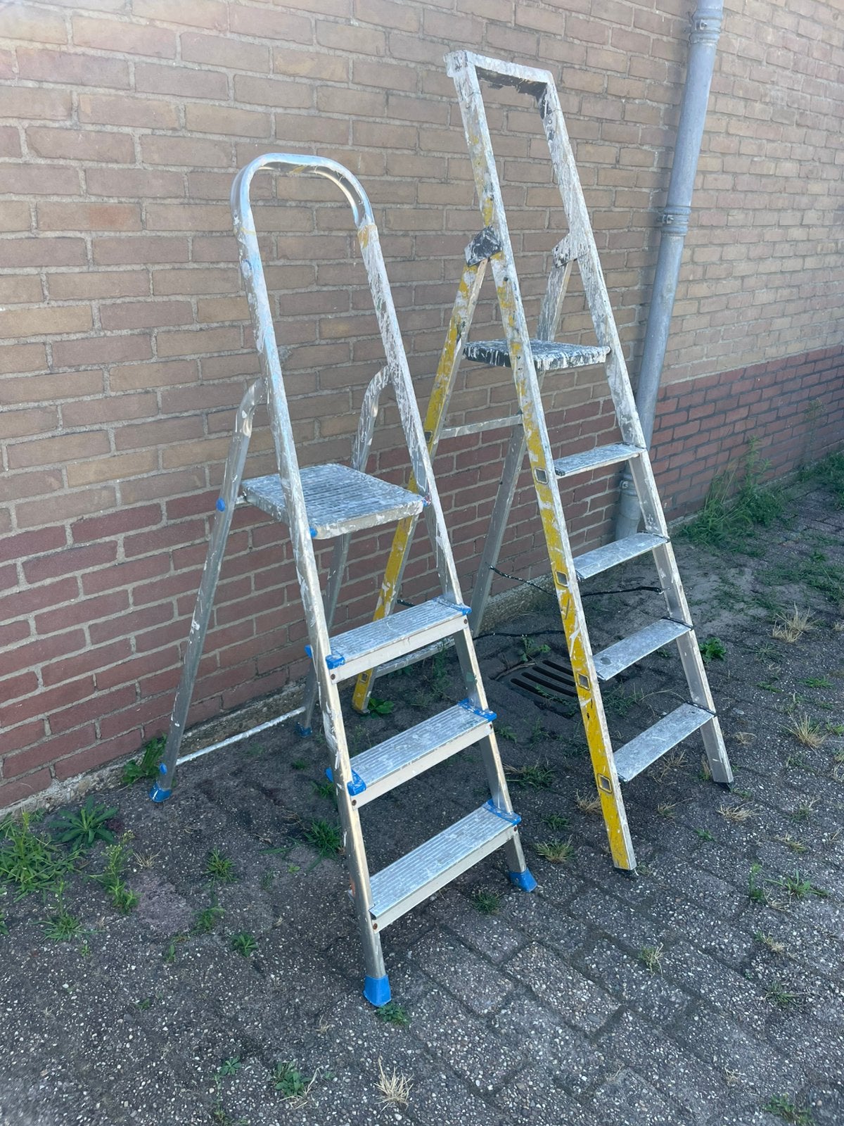 Trap 4 treden en 5 treden, Doe-het-zelf en Verbouw, Ladders en Trappen, Ophalen, Gebruikt, Trap, Minder dan 2 meter