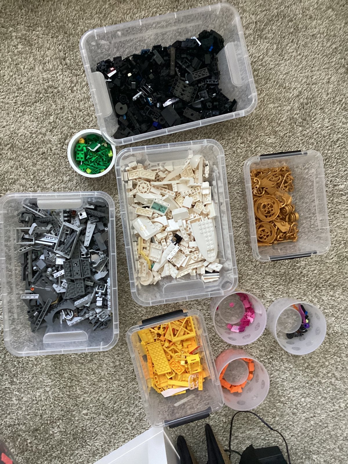 Lego op kleur gesorteerd, Kinderen en Baby's, Speelgoed | Duplo en Lego, Ophalen, Zo goed als nieuw