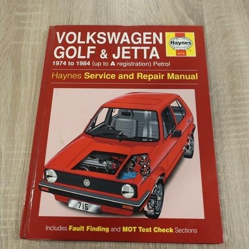 VW Golf & Jetta Mk 1 benzine 1.1 & 1.3 1974 1984 Haynes, Ophalen of Verzenden, Gelezen, Volkswagen, Haynes