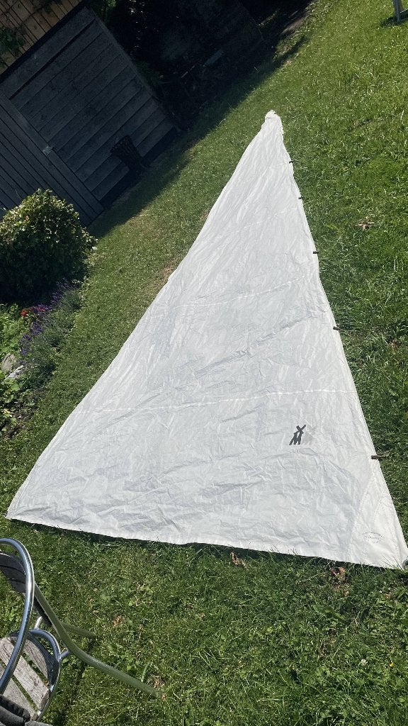 Zeilen Fok en Genua, Watersport en Boten, Zeilen en Zeiltoebehoren, Ophalen of Verzenden, Gebruikt, Genua of Fok, Minder dan 15 m²