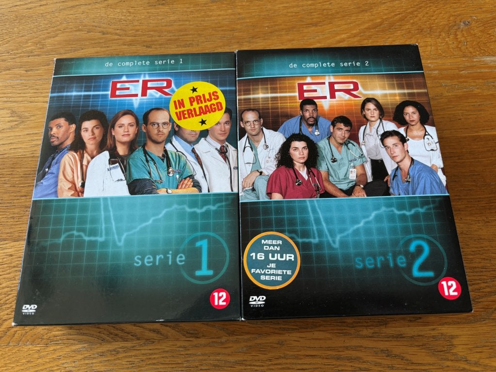 Dvd ER - Complete Serie - Seizoen 1 t/m 15, Vanaf 12 jaar, Ophalen of Verzenden, Gebruikt, Drama
