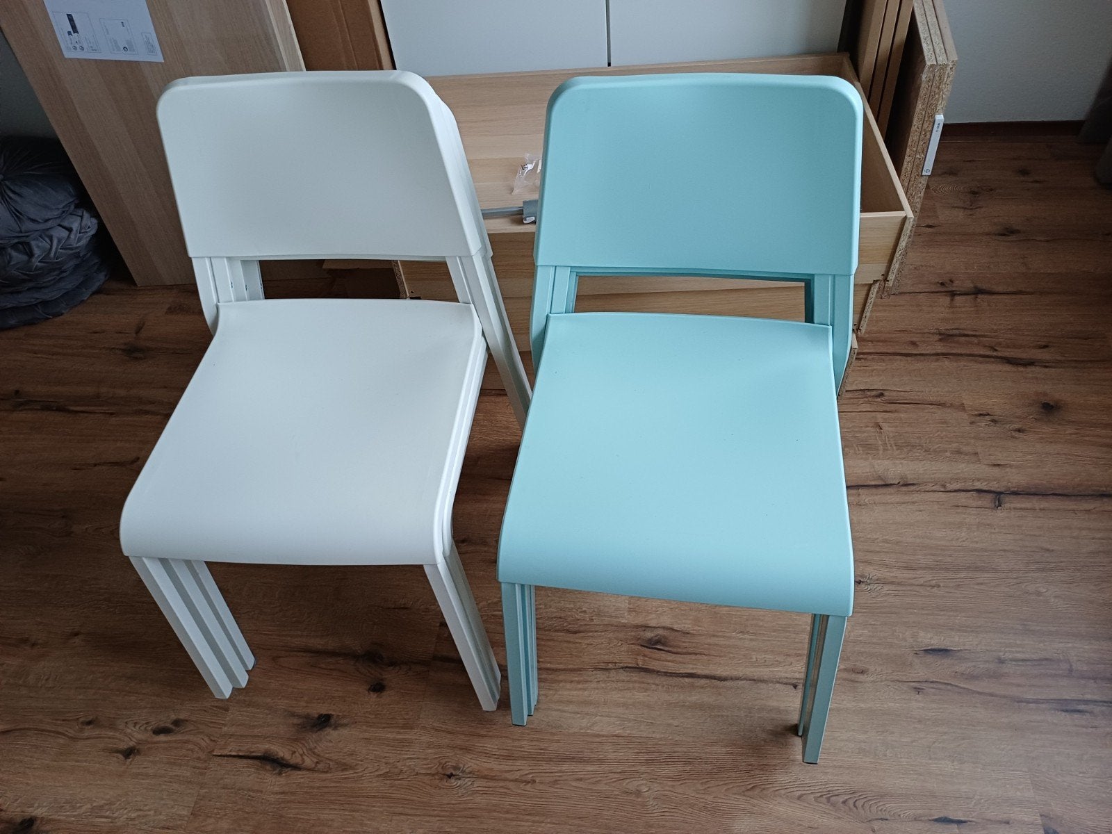 stoelen ikea, Ophalen, Wit