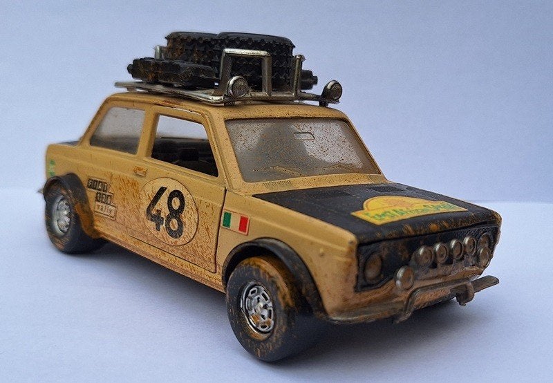 FIAT 128 rally Polistil, Ophalen of Verzenden, Gebruikt, Auto, Overige merken