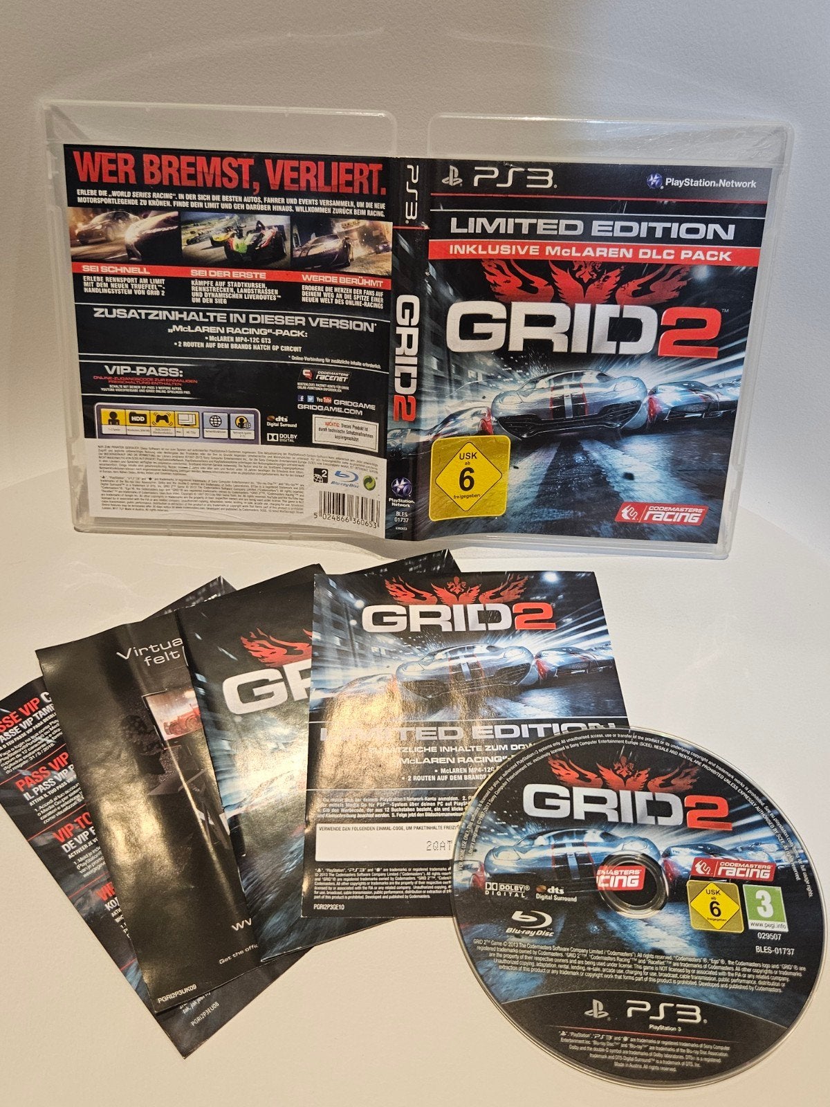 Grid 2 Mclaren DLC Pack PS3, 1 speler, Racen en Vliegen, Ophalen of Verzenden, Zo goed als nieuw