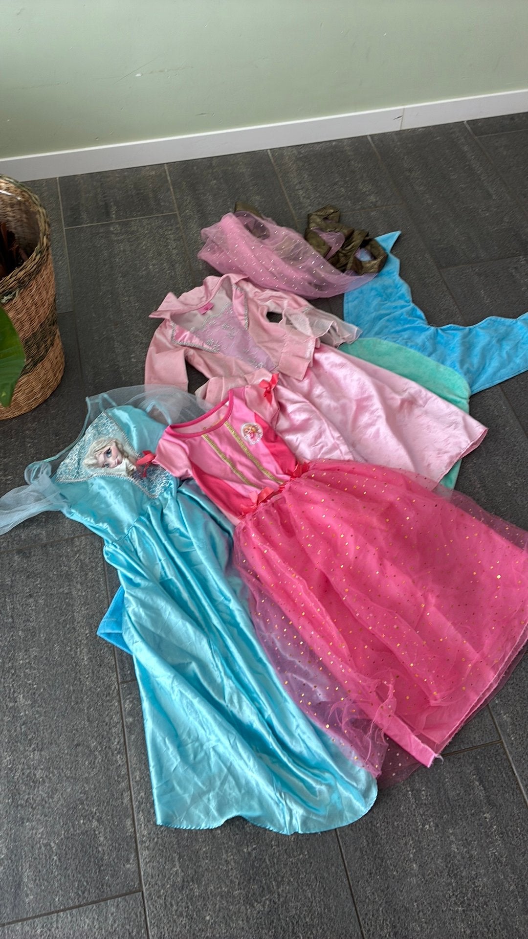 Verkleedkleren meisjes prinsessenjurken, Ophalen, Gebruikt, Meisje
