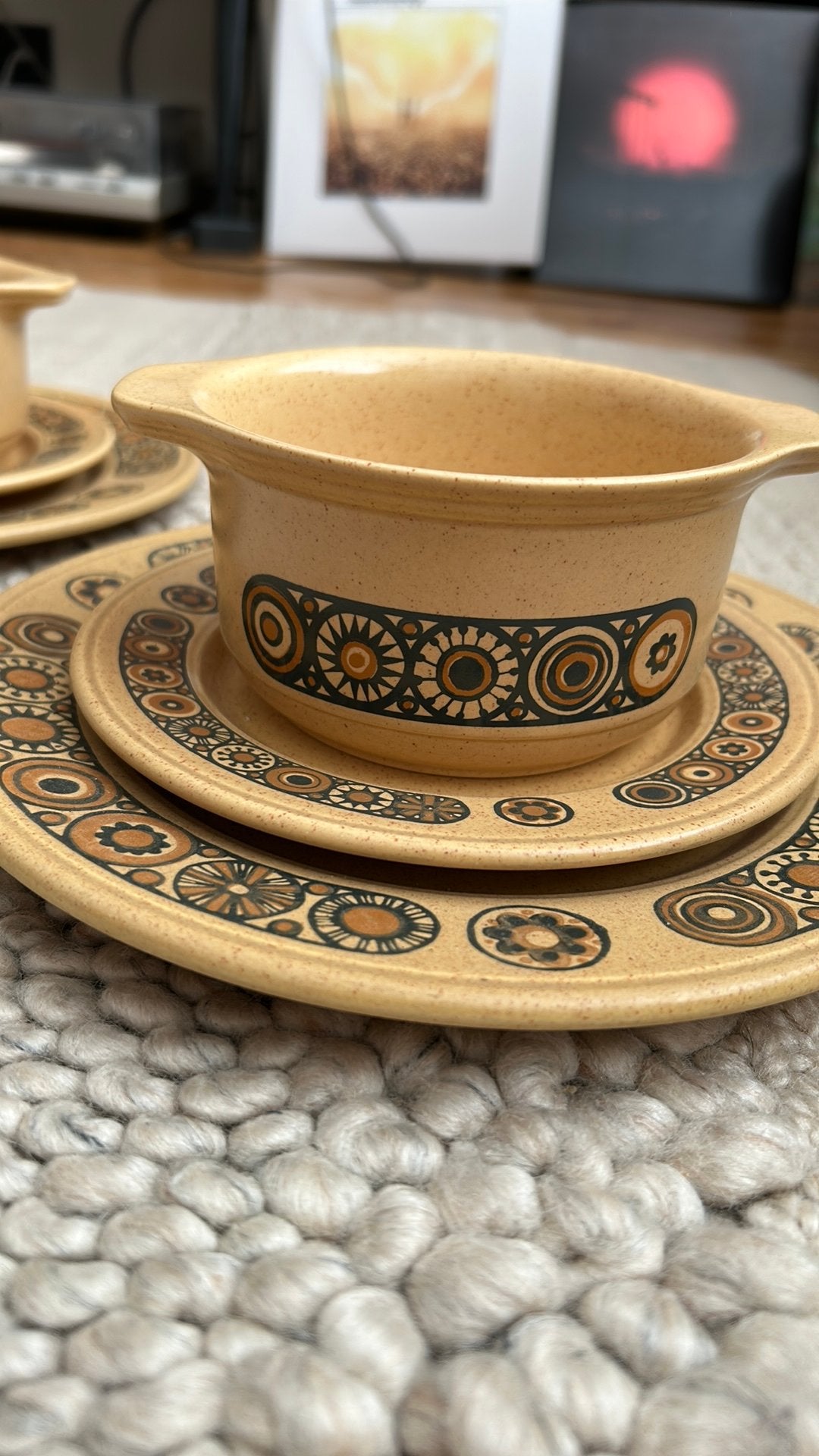 Staffordshire Potteries Kiln Craft vintage servies, Ophalen of Verzenden, Overige stijlen, Bord(en)