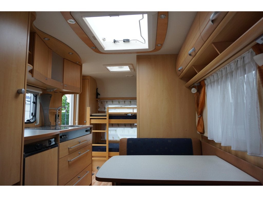 Dethleffs Camper 500 TK stapelbed,airco,mover,ten, Schokbreker, Bedrijf, Dwarsbed, Dethleffs