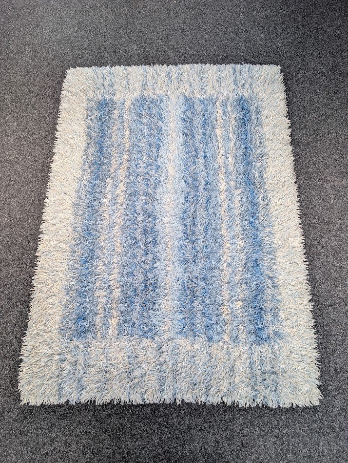 Vintage traditioneel Zweeds vloerkleed, jaren 60, Ophalen of Verzenden, Huis en Inrichting