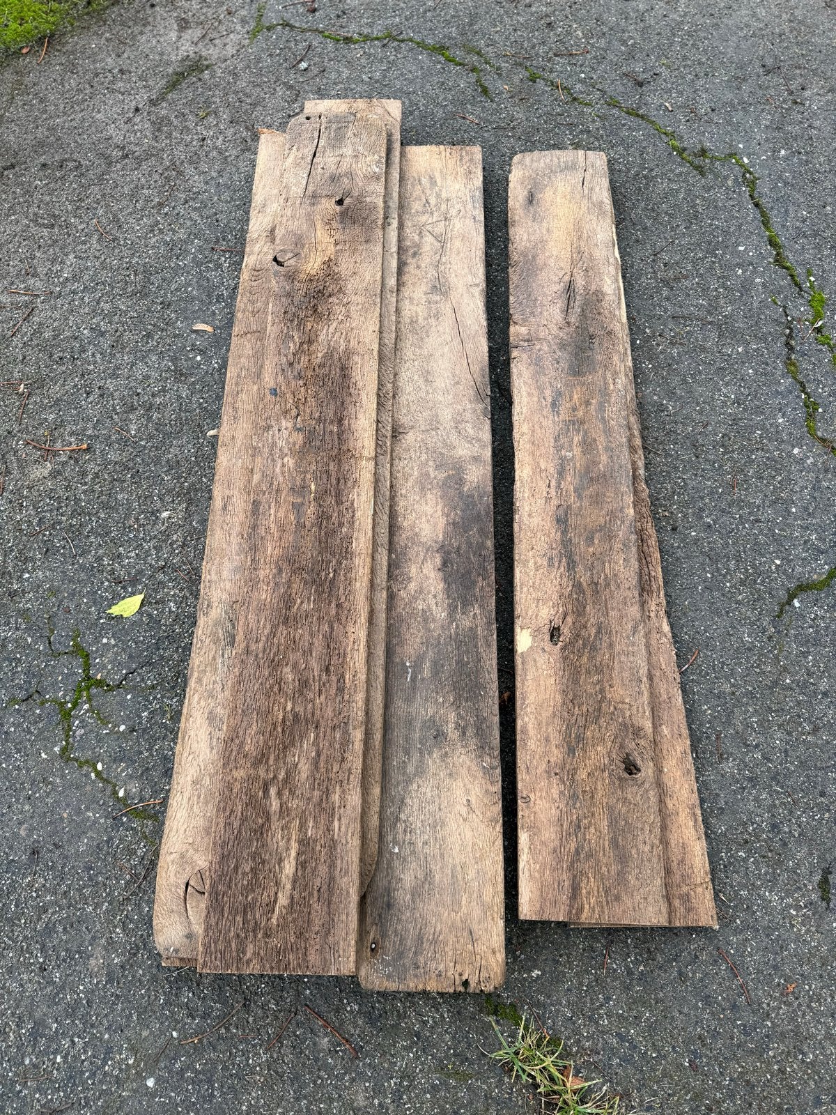 8 gebruikte originele eiken planken van 20x150 cm, Ophalen, Gebruikt, Minder dan 200 cm, Plank