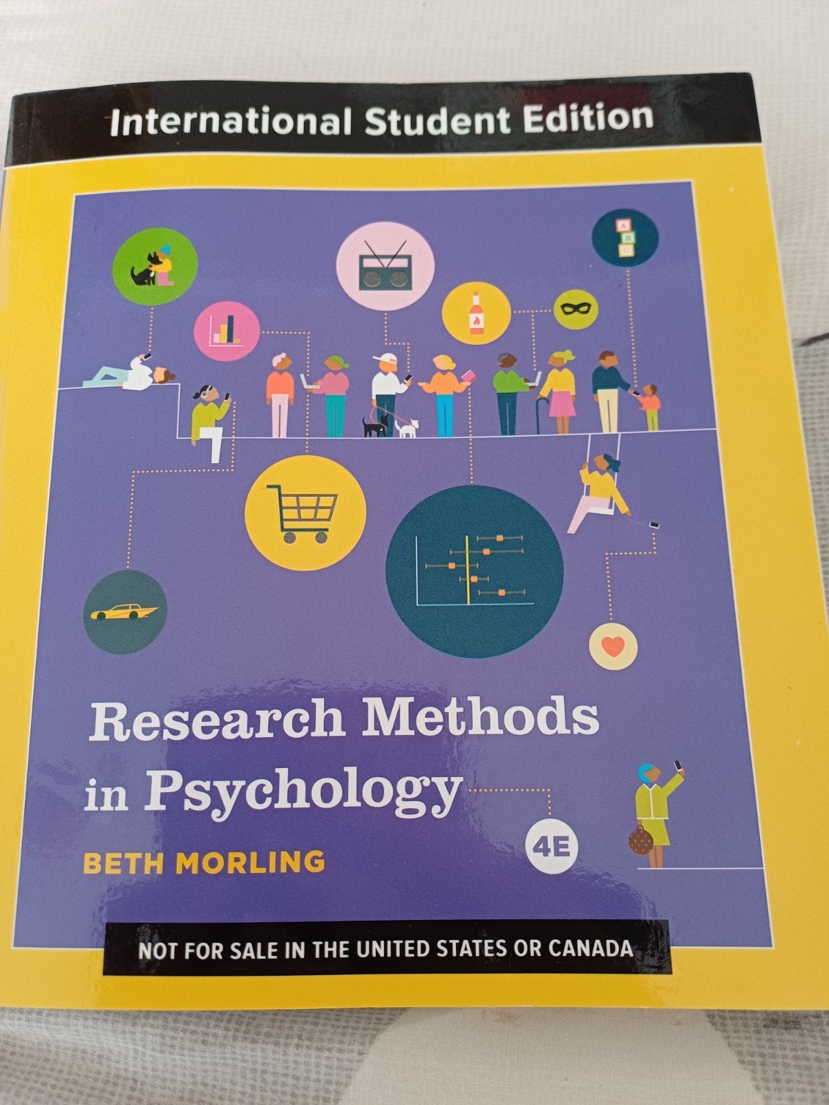 Research Methods in Psychology - Studieboek (4e editie), Beth Morling, Zo goed als nieuw, Gamma, HBO