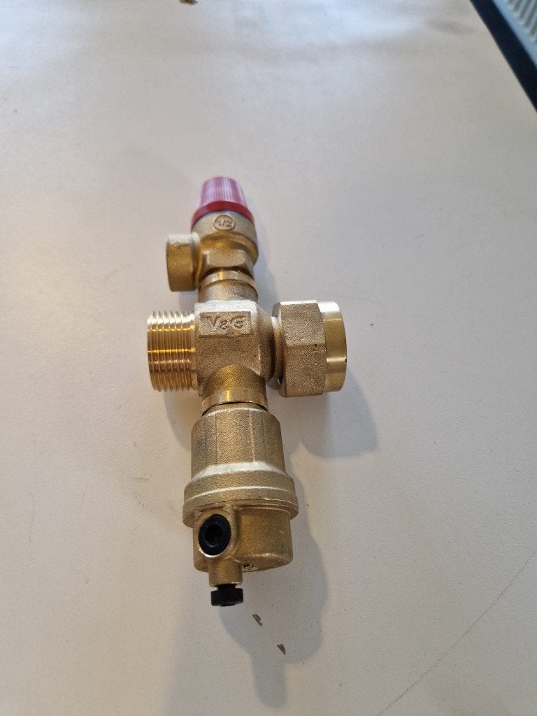 inlaatcombinatie met vulkraan 1/2 cv ketel boiler Nieuw, Ophalen, Nieuw, Overige typen
