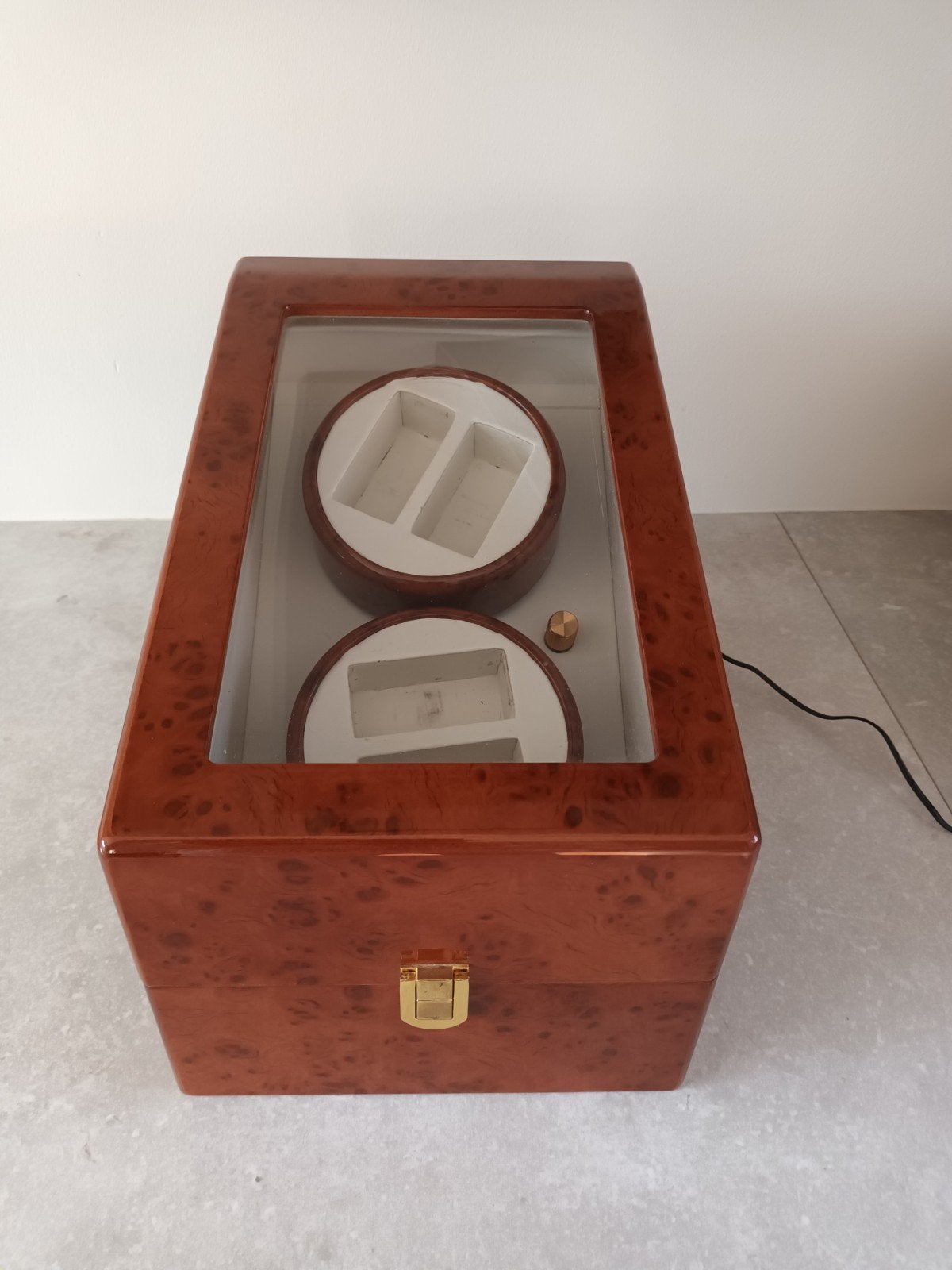 Luxe Houten Horloge Opwinder, Ophalen, Zo goed als nieuw, Overige merken