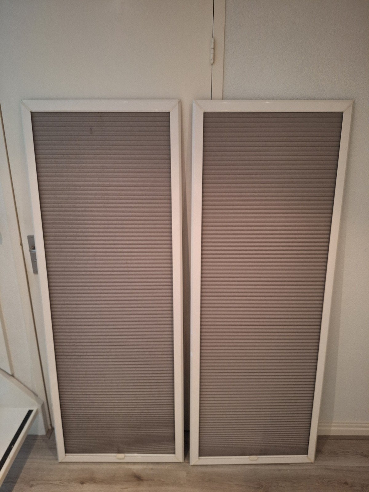 Plissé gordijnen inclusief frame (easyfix)., Ophalen, Gebruikt, 63 cm, Verduisterend