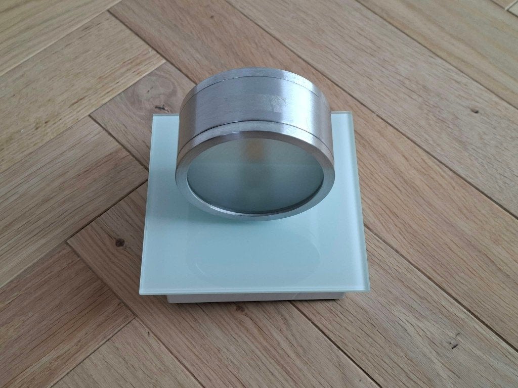 GAMMA wandlamp Lodz 12 x 12 cm, Huis en Inrichting, Ophalen of Verzenden, Zo goed als nieuw, Up & down verlichting, Wandlamp